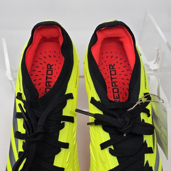 Adidas Predator Pro FG IG7776 Yellow / Black Soccer Cleats Men's Size 6 New - Picture 10 of 12